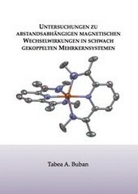 Bild: Untersuchungen zu abstandsabhängigen magnetischen Wechselwirkungen in schwach gekoppelten Mehrkernsystemen - Dr. Hut