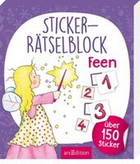 Enlarge image Cover: Sticker-Rätselblock Feen - arsEdition