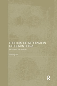 Abbildung von: Freedom of Information Reform in China - Routledge