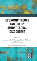 Cover: Economic Theory and Policy amidst Global Discontent - Routledge India