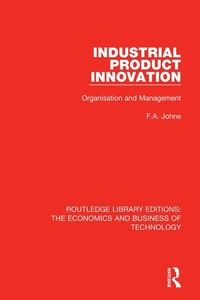 Abbildung von: Industrial Product Innovation - Routledge