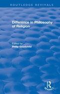 Cover: Difference in Philosophy of Religion - Routledge