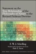 Cover: Statement on the True Relationship of the Philosophy of Nature to the Revised Fichtean Doctrine - State University of New York Press