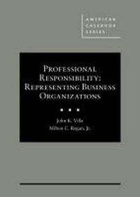 Enlarge image Cover: Professional Responsibility - West Academic Press