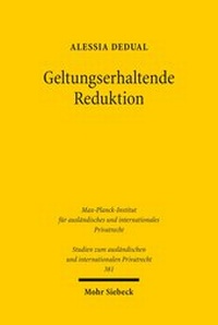 Bild: Geltungserhaltende Reduktion - Mohr Siebeck