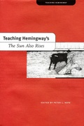 Cover: Teaching Hemingway's ""the Sun Also Rises - Kent State University Press