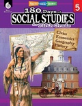 Cover: 180 Days (TM): Social Studies for Fifth Grade - Shell Educational Publishing