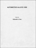 Cover: Automotive Alloys 1999 - The Minerals, Metals & Materials Society