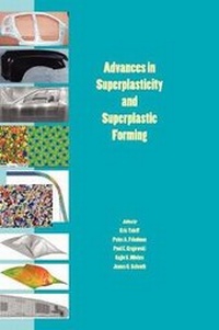 Enlarge image Cover: Advances in Superplasticity and Superplastic Forming - The Minerals, Metals & Materials Society