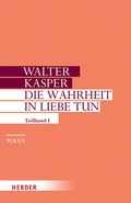Cover: Die Wahrheit in Liebe tun - Verlag Herder