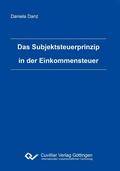 Cover: Das Subjektsteuerprinzip in der Einkommensteuer - Cuvillier Verlag eBooks