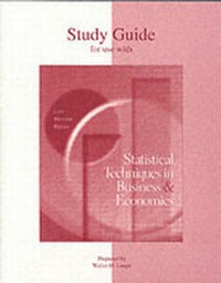 Enlarge image Cover: Statistical Techniques in Business and Economics - McGraw-Hill Inc.,US