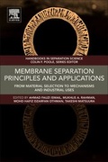 Cover: Membrane Separation Principles and Applications - Elsevier
