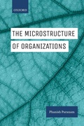 Cover: The Microstructure of Organizations - Oxford University Press