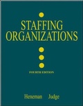 Cover: Staffing Organizations - McGraw-Hill Publishing Co.