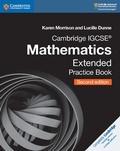Cover: Cambridge IGCSE (TM) Mathematics Extended Practice Book - Cambridge University Press