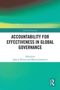 Cover: Accountability for Effectiveness in Global Governance - Routledge