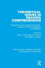Cover: Theoretical Issues in Reading Comprehension - Routledge