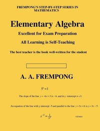 Abbildung von: Elementary Algebra - Yellowtextbooks.com