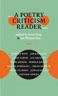 Enlarge image Cover: A Poetry Criticism Reader - University of Iowa Press