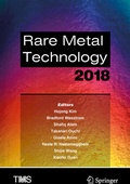 Cover: Rare Metal Technology 2018 - Springer