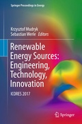 Cover: Renewable Energy Sources: Engineering, Technology, Innovation - Springer