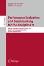 Cover: Performance Evaluation and Benchmarking for the Analytics Era - Springer