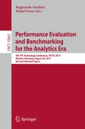 Cover: Performance Evaluation and Benchmarking for the Analytics Era - Springer