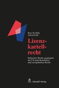 Cover: Lizenzkartellrecht - St&auml;mpfli Verlag