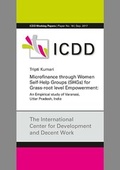Cover: Microfinance through Women Self-Help Groups (SHGs) for Grass-root level Empowerment: An Empirical study of Varanasi, Uttar Pradesh, India - Kassel University Press