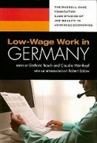 Enlarge image Cover: Low-wage Work in Germany - Russell Sage Foundation