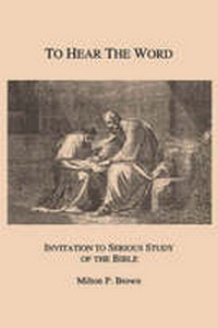Enlarge image Cover: To Hear the Word - Mercer University Press