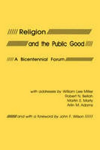 Enlarge image Cover: Religion and the Public Good - Mercer University Press