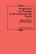 Cover: Perspectives on Theology in the Contemporary World - Mercer University Press