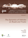 Cover: Dynamics of Vehicles on Roads and Tracks Vol 1 - CRC Press