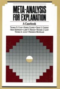 Cover: Meta-Analysis for Explanation - Russell Sage Foundation