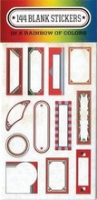 Cover: 144 Blank Stickers in a Rainbow of Colors. - Wholesale Pack 4 Qty. - Laughing Elephant