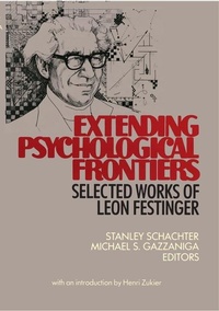 Enlarge image Cover: Extending Psychological Frontiers - Russell Sage Foundation