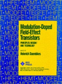 Enlarge image Cover: Modulation Doped Field Effect Transistors - IEEE Publications,U.S.