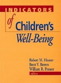 Enlarge image Cover: Indicators of Children's Well-being - Russell Sage Foundation