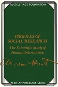 Cover: Profiles of Social Research - Russell Sage Foundation