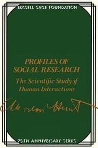 Enlarge image Cover: Profiles of Social Research - Russell Sage Foundation