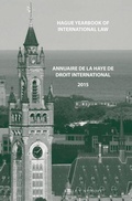 Cover: Hague Yearbook of International Law / Annuaire de La Haye de Droit International, Vol. 28 (2015) - Martinus Nijhoff
