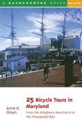 Cover: 25 Bicycle Tours in Maryland - Countryman Press Inc.