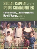 Cover: Social Capital and Poor Communities - Russell Sage Foundation
