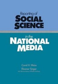 Enlarge image Cover: Reporting of Social Science in the National Media - Russell Sage Foundation