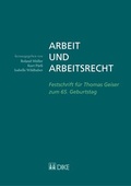 Cover: Arbeit und Arbeitsrecht - Dike Verlag Z&uuml;rich