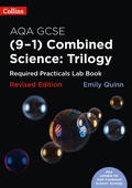 Cover: AQA GCSE Combined Science (9-1) Required Practicals Lab Book - Collins