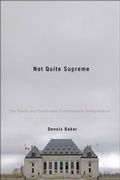 Abbildung von: Not Quite Supreme - McGill-Queen's University Press