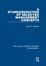 Cover: A Standardization of Selected Management Concepts - Routledge